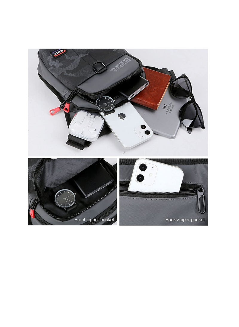 Generic Men's Shoulder Bag, Travel Waist Bag, Waterproof Waist Leg Bag, Waist Bag for Hiking Cycling for Hiking, Travel  Outdoor Activities - Image 4