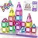 Coodoo Magnetic Tiles Mini Travel Set for Kids Magnetic Blocks Building Toys Preschool Classroom Must Haves Montessori Education STEM Sensory Outdoor Toys for Toddlers 3 Year Old Girls Boys Birthday Gift - Image 2