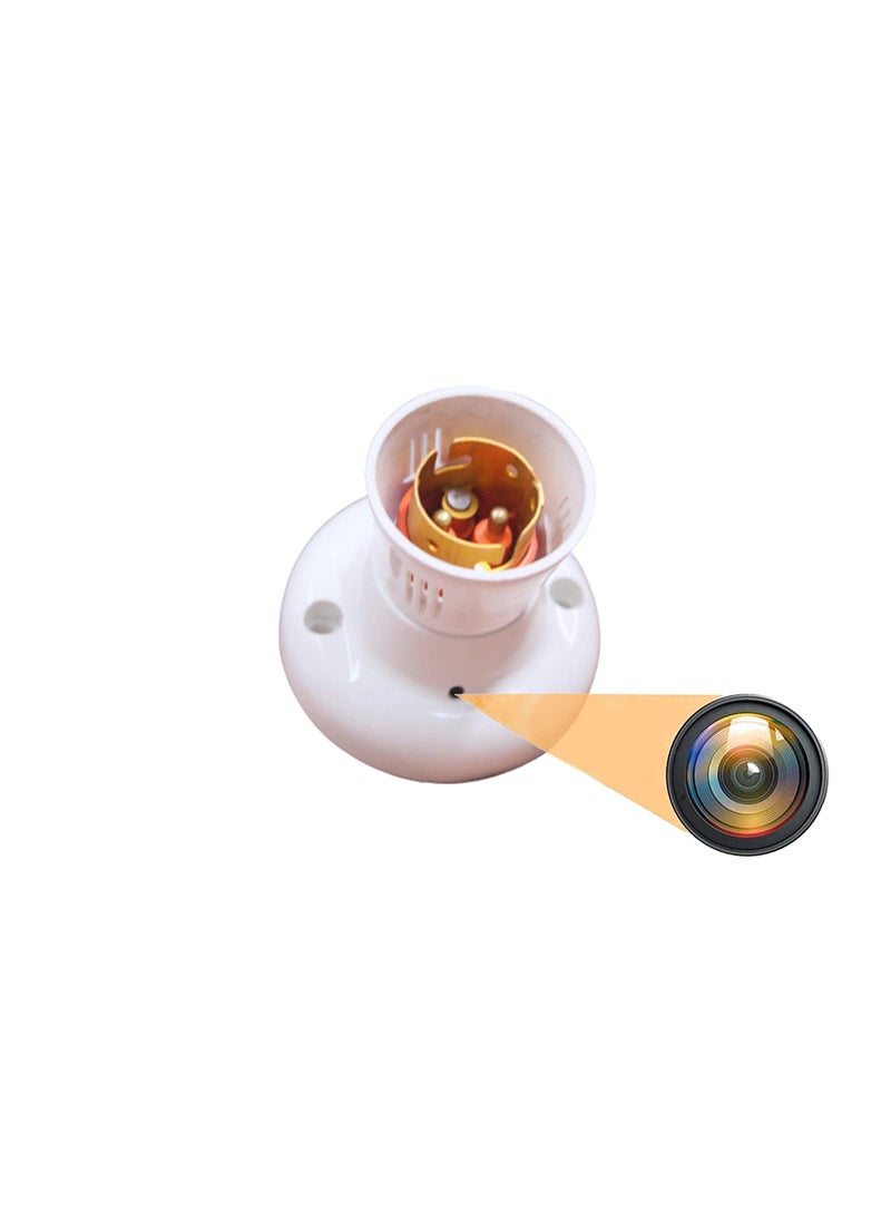 KZLYNN KZLYNN Holder Camera WiFi 1080p Bulb Socket Camera Mini Security Camera Audio Video Recording Watch Live 24 Hours  - Image 1