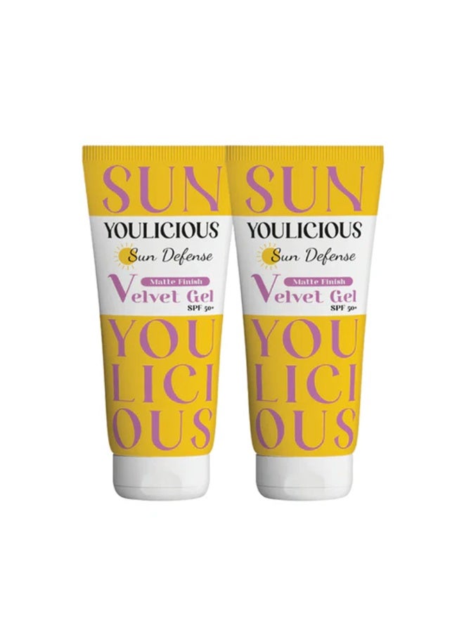 Youlicious Sun Defense Velvet Gel Pack (2Pcs)  40ml - Image 1