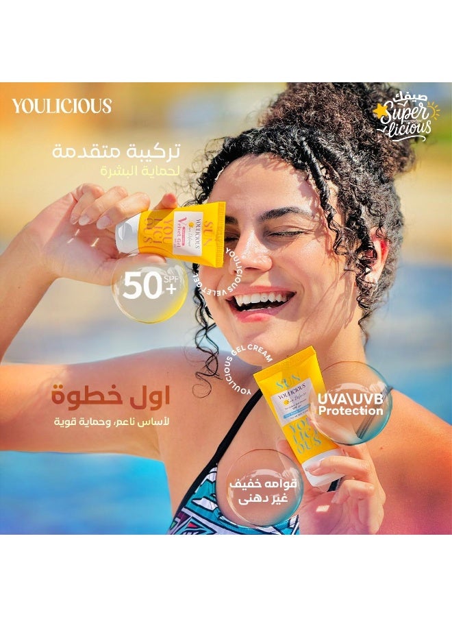 Youlicious Sun Defense Velvet Gel Pack (2Pcs)  40ml - Image 4