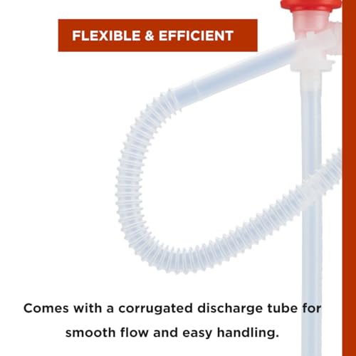 Groz Manual Siphon Pump for Fish Tanks, Draining Water, Easy Transfer (Non Electric) |Hand Operated Siphon | Upto 6.5 LPM Flow Rate | SPH/1 - Image 5