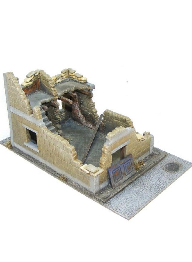 WARLORD GAMES Warlord Bolt Action Wrecked House 1:56 WWII Military Table Top Wargaming Diorama Plastic Model Kit WG-TER-46 - Image 3