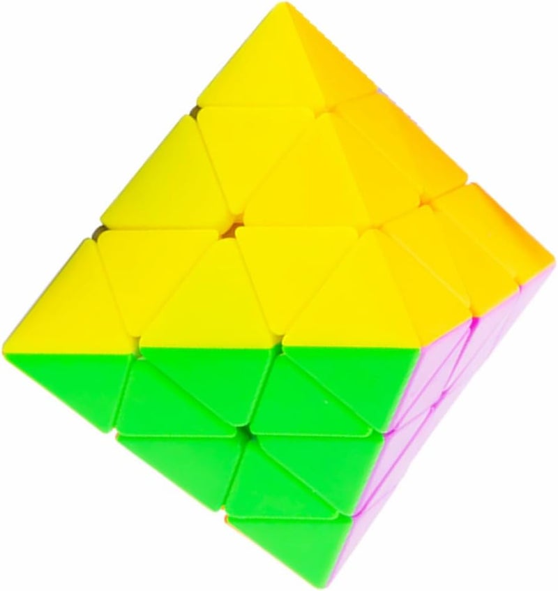CuberSpeed Cuberspeed shengshou fto Speed Cube Standard Edition Octahedron stickerless Speed Cube Puzzle  - Image 2