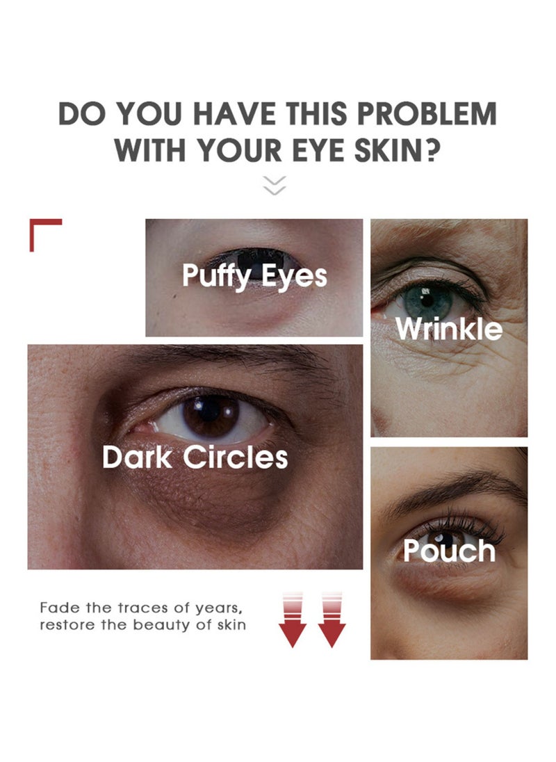 DEROL Retinol Eye Cream Stick For Dark Circles Puffiness Correxion Line Smoothing Anti Aging Eiaser Retinol Polypeptide Repair Treatment Balm Younger Looking Hydrates Brightening Firms Brightens A  - Image 5