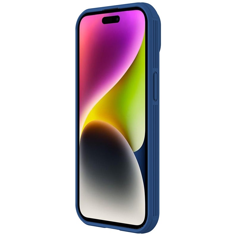HuHa Case Cover For iPhone 15 Plus NILLKIN CamShield Pro PC Phone Case(Blue) - Image 3