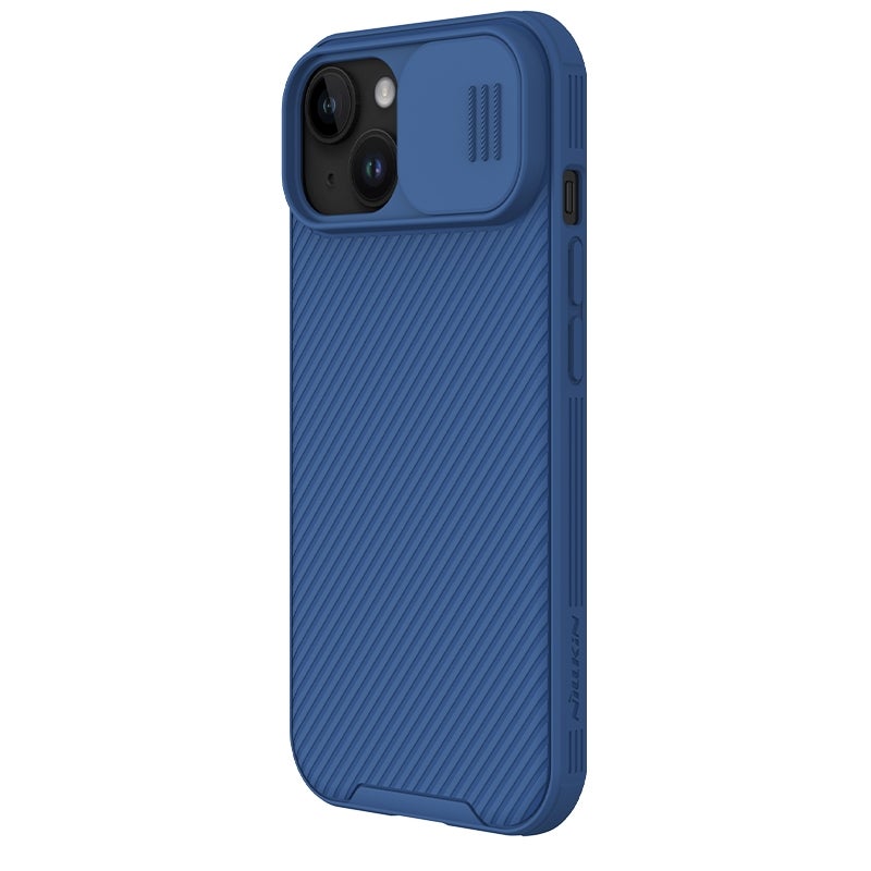 HuHa Case Cover For iPhone 15 Plus NILLKIN CamShield Pro PC Phone Case(Blue) - Image 2