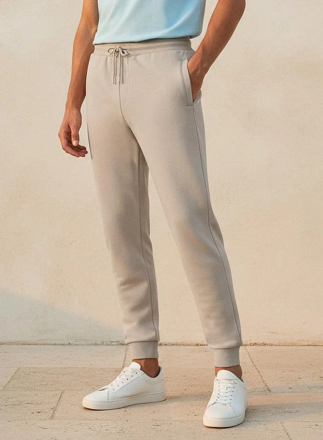 سبلاش فيڤ Men Regular Fit Joggers with Drawstring Closure