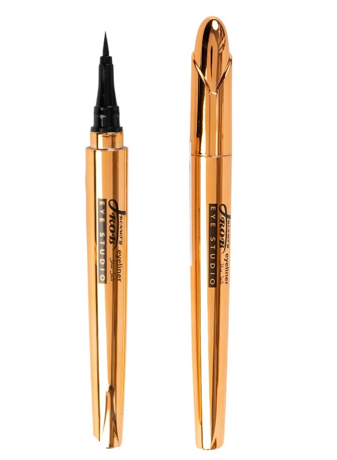 دروب بيوتي قلم كحل سائل اسود ضد الماء - Image 1