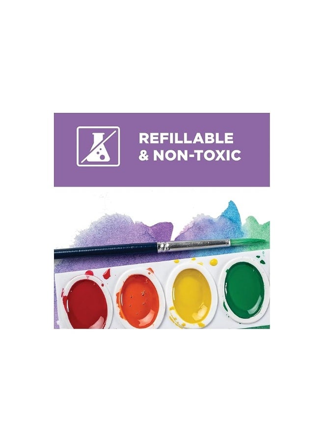 Prang مجموعة ألوان مائية من برانغ، 8 ألوان متنوعة، 1 قطعة - Image 2