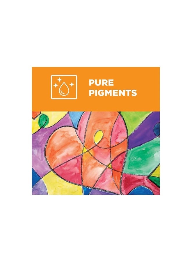 Prang مجموعة ألوان مائية من برانغ، 8 ألوان متنوعة، 1 قطعة - Image 4