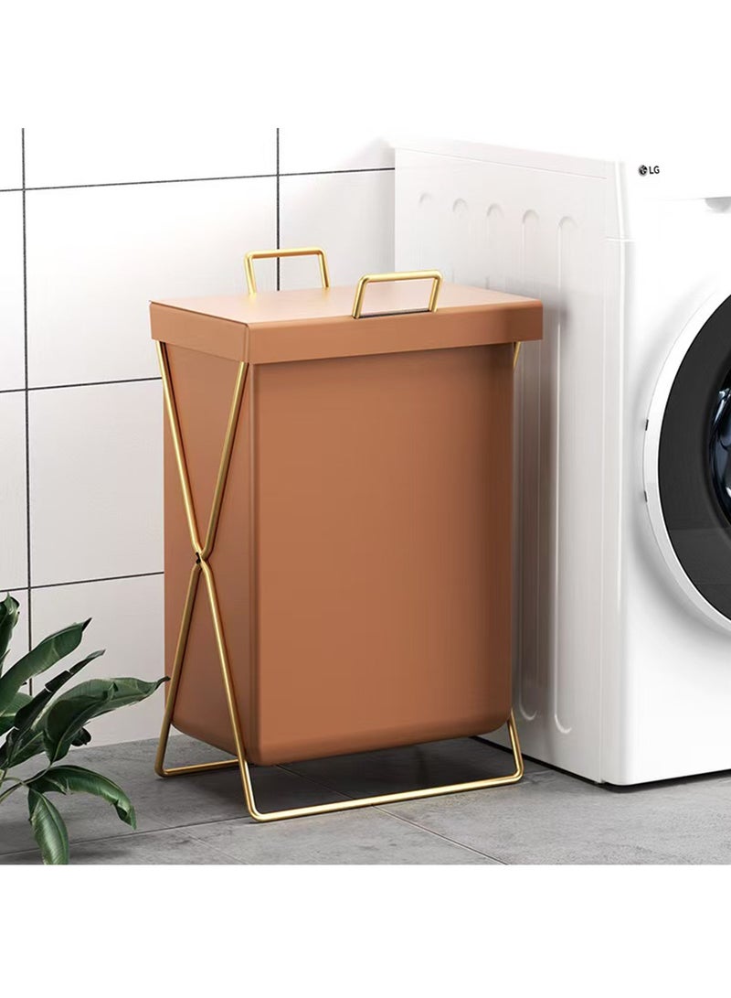 Laundry Basket Stylish Clothes Storage Box Dust and Waterproof Portable Laundry Bag - Image 2