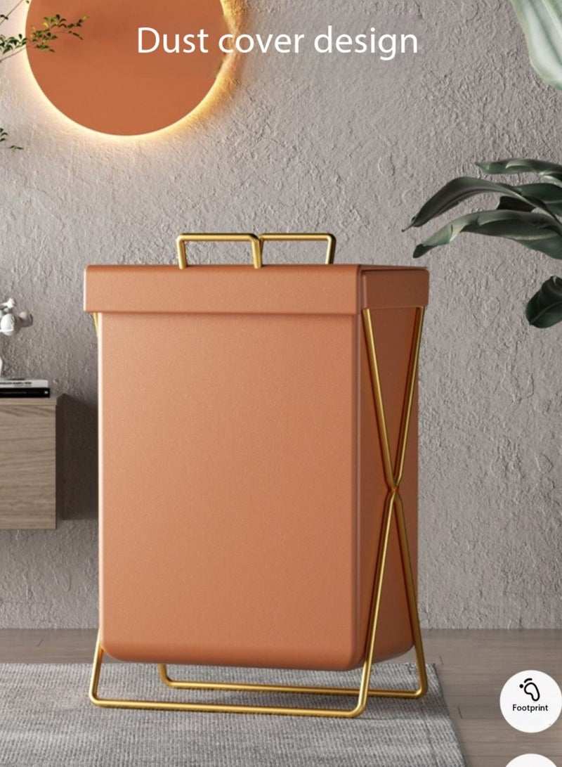 Laundry Basket Stylish Clothes Storage Box Dust and Waterproof Portable Laundry Bag - Image 4