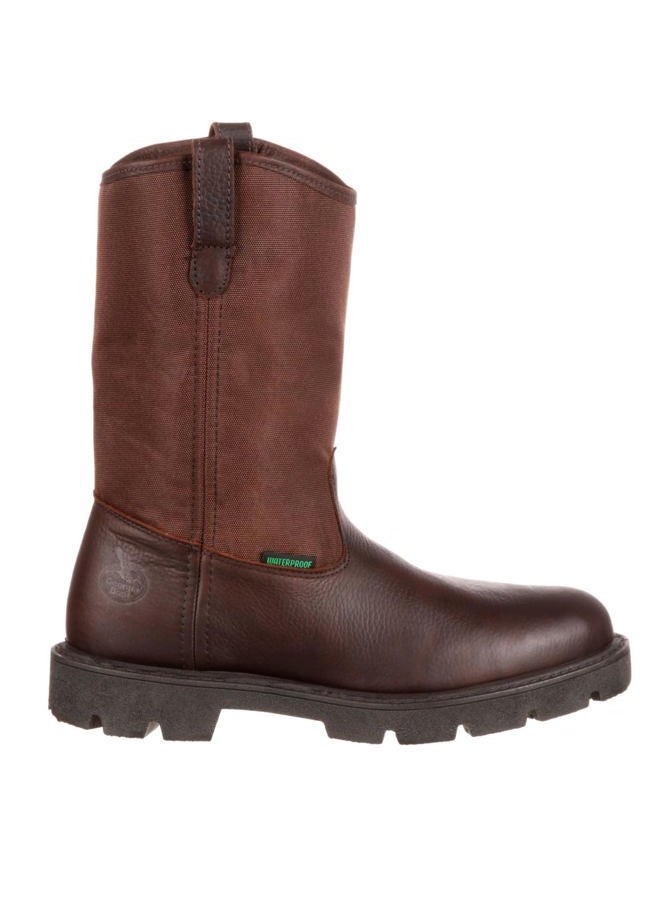Georgia Boot Men's Homeland Wellington Work Shoe, Brown, 13 - Image 1
