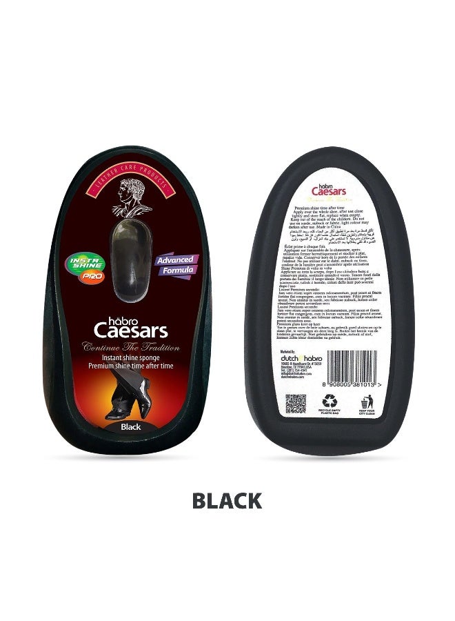 Dutch & Habro Caesars Instant Shine Sponge – Black - Image 1