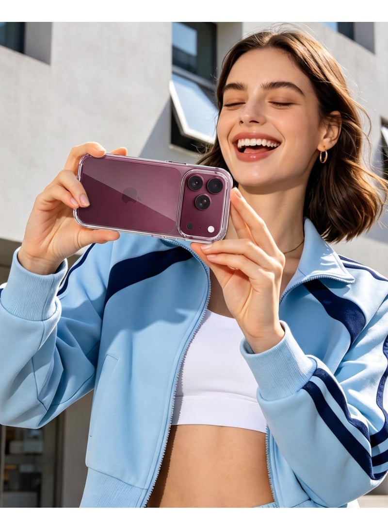 ميجوفاست جراب شفاف تمامًا لهاتف iPhone 18 Pro Max، غطاء TPU رفيع للغاية مع عدسة كاميرا، حماية كاملة، غطاء هاتف شفاف ناعم وخفيف الوزن للغاية - Image 4