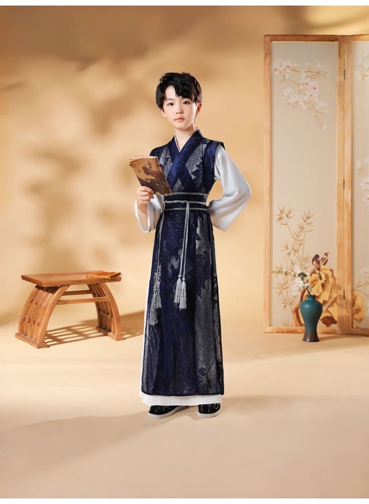 I LOVE KIDS Traditional Chinese Hanfu For Boys,Imitation Of Tang And Song Dynasties,Classic Design,Chinese Costume, Cultural Heritage - Image 1