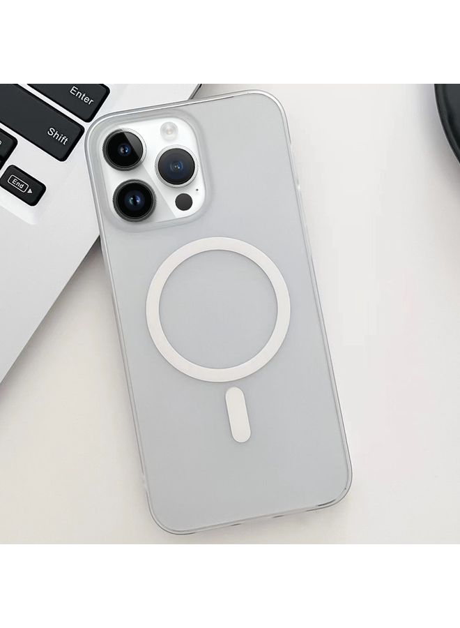 Case Cover For iPhone 13 Pro Ice Fog MagSafe PC Phone Case White