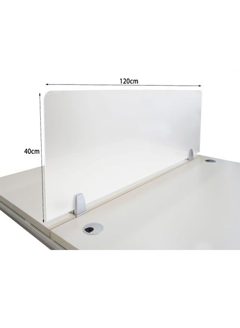 Mahmayi 120x40 cm Desk Dividers Partition Panel - White - Image 2