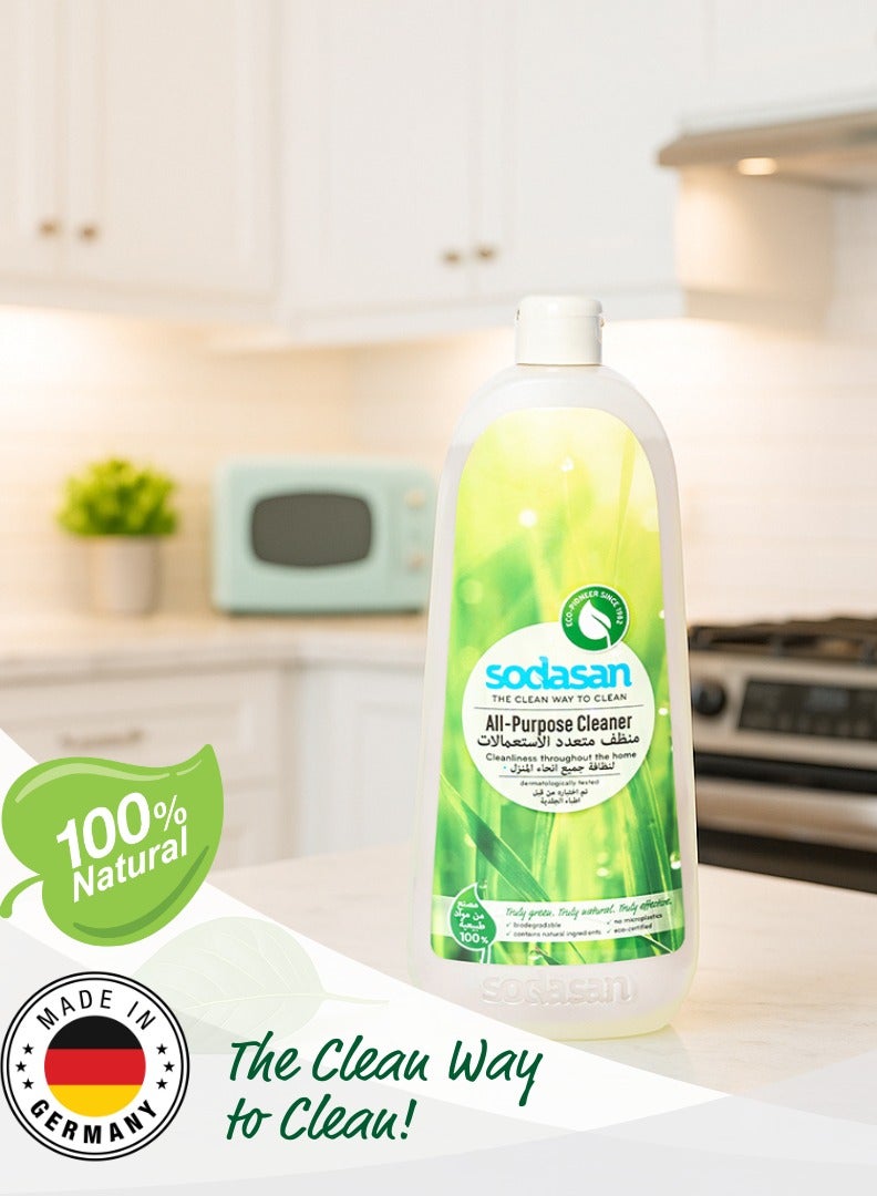 sodasan 100% Natural ALL PURPOSE CLEANER 1L - Image 3