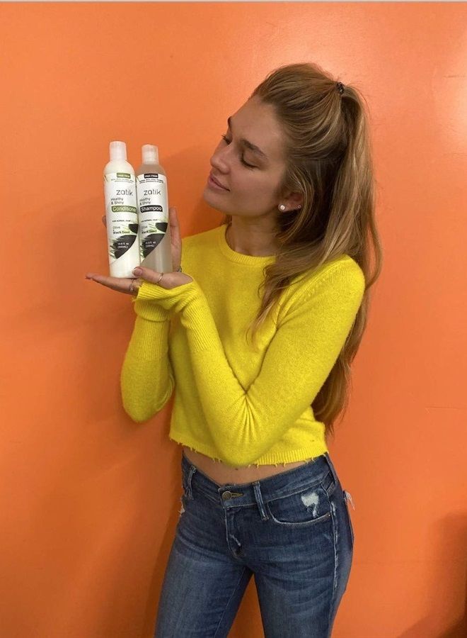 zatik Naturals Healthy & Shiny Shampoo and Conditioner set - Image 4