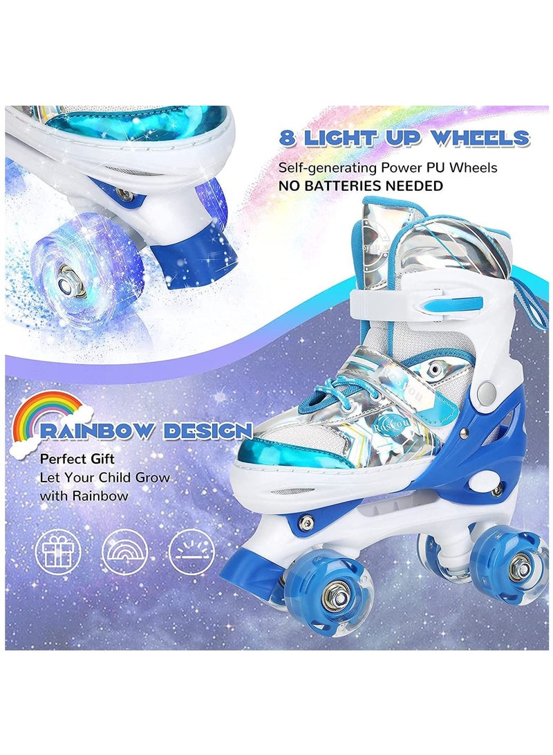 GT-Wheel Roller Skates for Kids, Adjustable Roller Skates, with All Wheels Light up, Fun Illuminating for Girls and Kids, Rollerskates for Kids Beginners  - Image 4