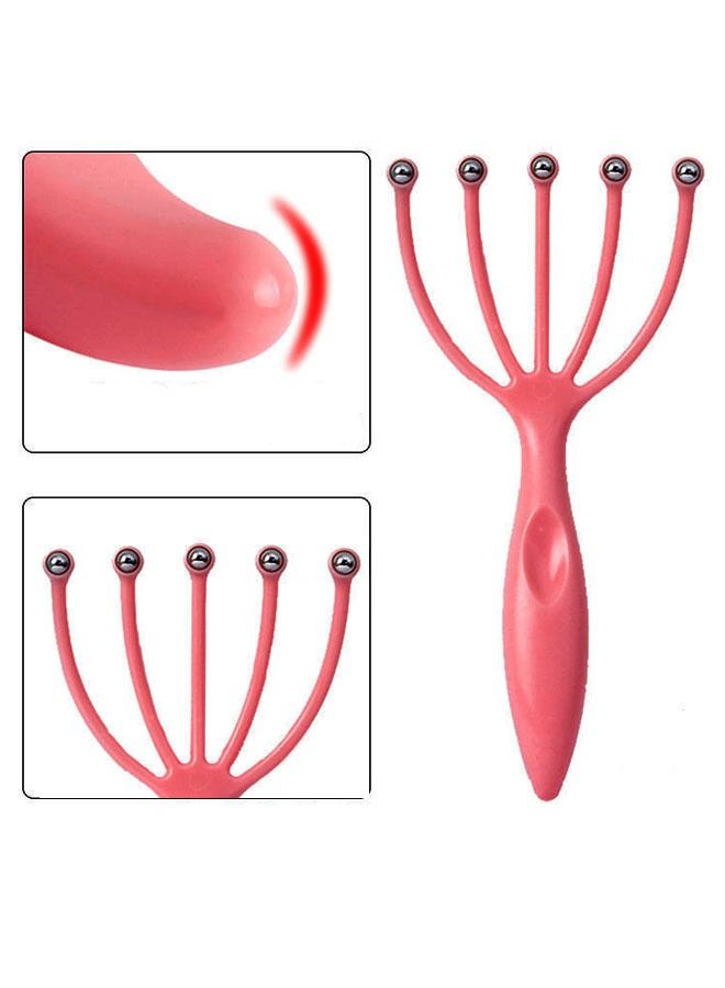 Generic Portable Scalp Massager Pink，Seddy Scalp Massager, Portable Hand Held SPA Head Massager for Deep Relaxation & Stress Reduction- Suitable for Home, Office and Travel Use  - Image 1