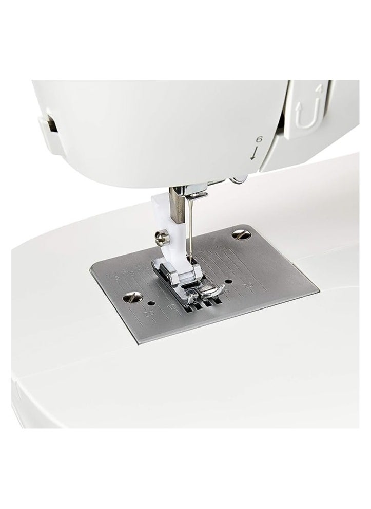 SINGER - Singer M1605 Domestic Sewing Machine, 6 Built-in Stitches, Easy Stitch Selection, with Front loading Bobbin & Adjustable Thread Tension Dial - Image 1