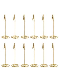 12pcs Place Card Holder Memo Clip Photo Table Number Gold Holder, Stand, Paper Menu Stand - pzsku/ZC905C085025E2C1E0CD3Z/45/_/1679899659/994551d2-c61f-42c3-b79c-5a9d8238e92a