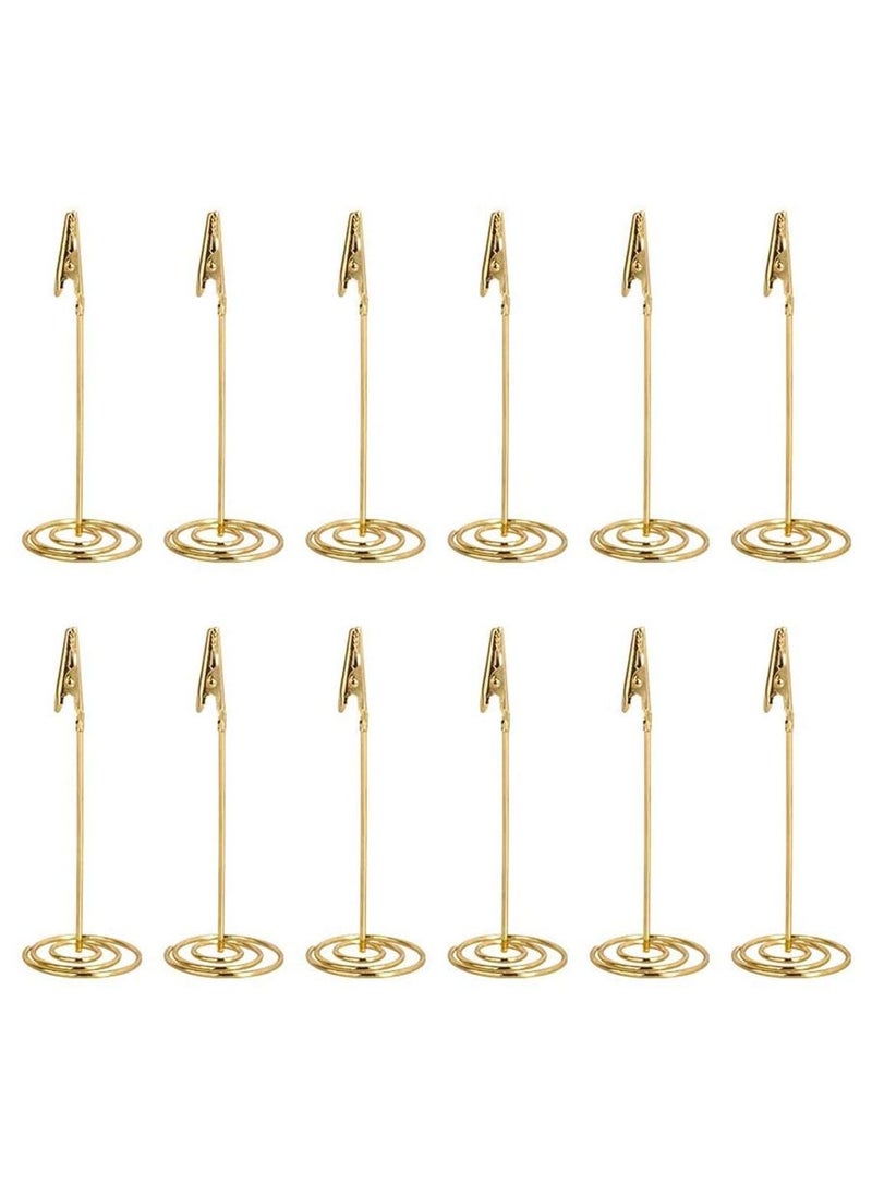 12pcs Place Card Holder Memo Clip Photo Table Number Gold Holder, Stand, Paper Menu Stand - pzsku/ZC905C085025E2C1E0CD3Z/45/_/1679899659/994551d2-c61f-42c3-b79c-5a9d8238e92a