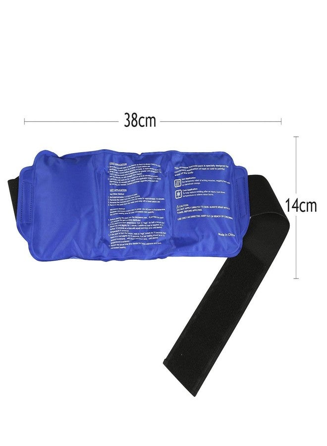 AMIRATE Reusable Hot and Cold Gel Ice Pack with Adjustable Strap | Flexible Therapy Pack for Shoulder Knee Ankle and Everyday Comfort Use - Image 2