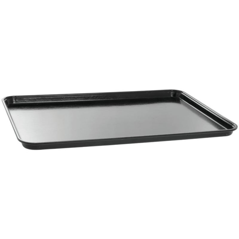 Hubert Black Fiberglass Market Display Tray - 26"L x 18"W x 1"H - Image 3