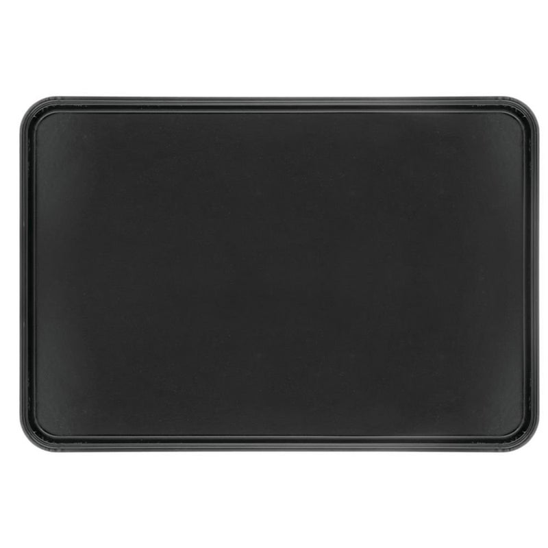 Hubert Black Fiberglass Market Display Tray - 26"L x 18"W x 1"H - Image 2