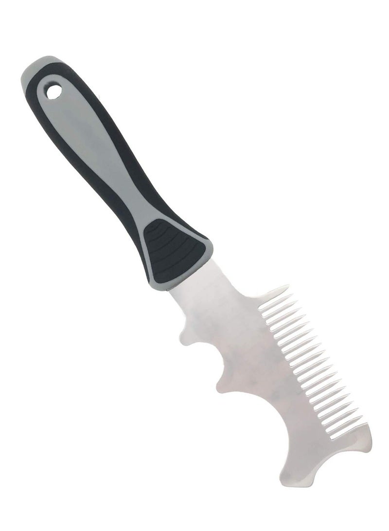 Y&D Paint Brush Comb, 4 in 1 Roller Cleaner Tool, for Sufficient Cleaning and Maintaining Your Paintbrushes Rollers - Image 1