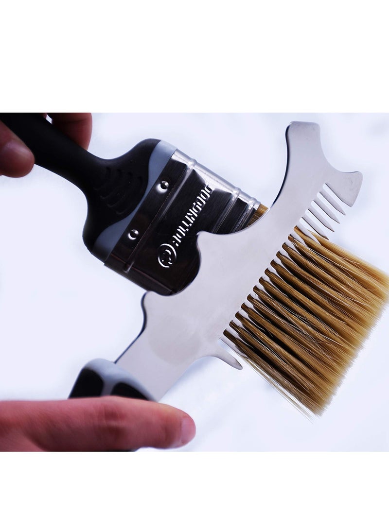 Y&D Paint Brush Comb, 4 in 1 Roller Cleaner Tool, for Sufficient Cleaning and Maintaining Your Paintbrushes Rollers - Image 5