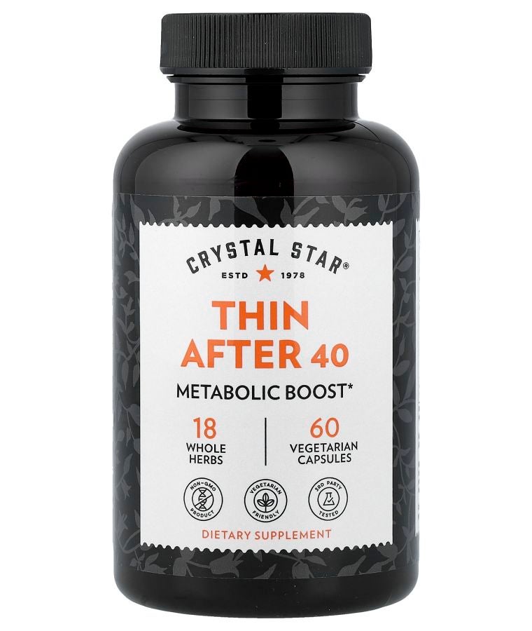 Crystal Star Thin After 40 60 Vegetarian Capsules