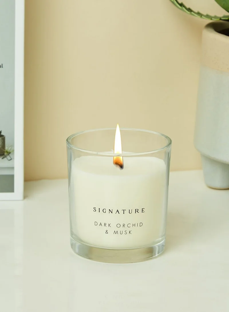 Marks & Spencer Dark Orchid & Musk Boxed Candle