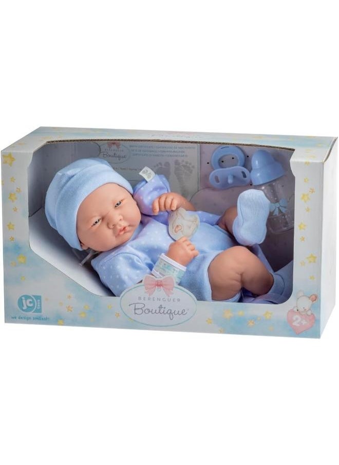 JC TOYS JC Toys La Newborn Baby Doll With Accessories 14 inches - Blue  - Image 1