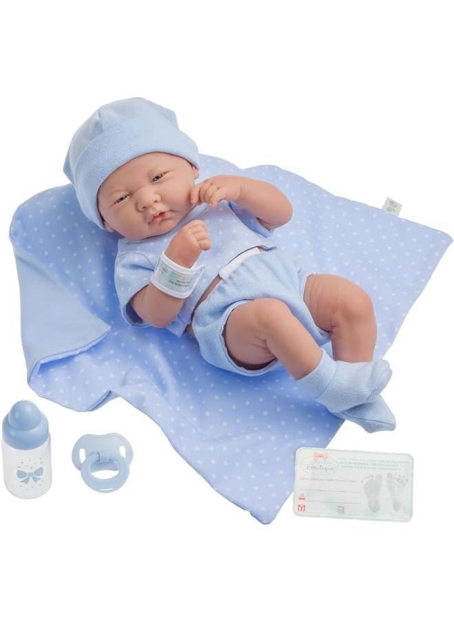 JC TOYS JC Toys La Newborn Baby Doll With Accessories 14 inches - Blue  - Image 2