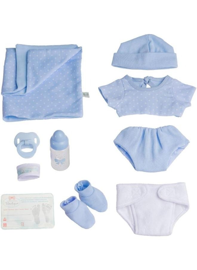 JC TOYS JC Toys La Newborn Baby Doll With Accessories 14 inches - Blue  - Image 3
