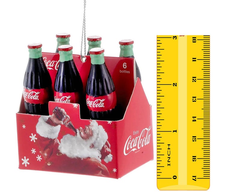 Kurt Adler Coca-Cola 6-Pack Ornament  3"" - Image 2
