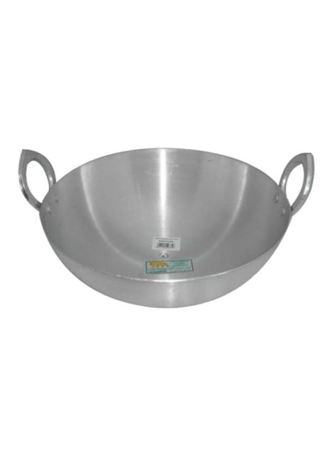 RAJ Cooking Kadai Silver 29cm 
