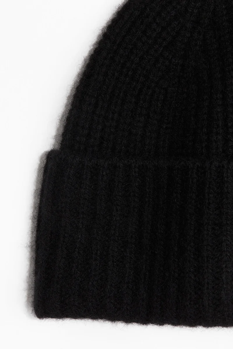 H&M Rib-Knit Cashmere Hat