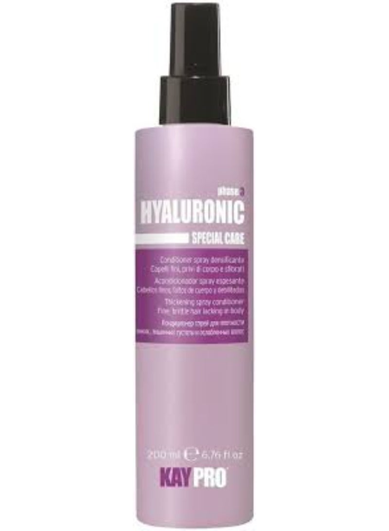 KayPro Spray Conditioner with Hyaluronic Acid for Fine Weak and Stressed Hair 200ml - Image 1