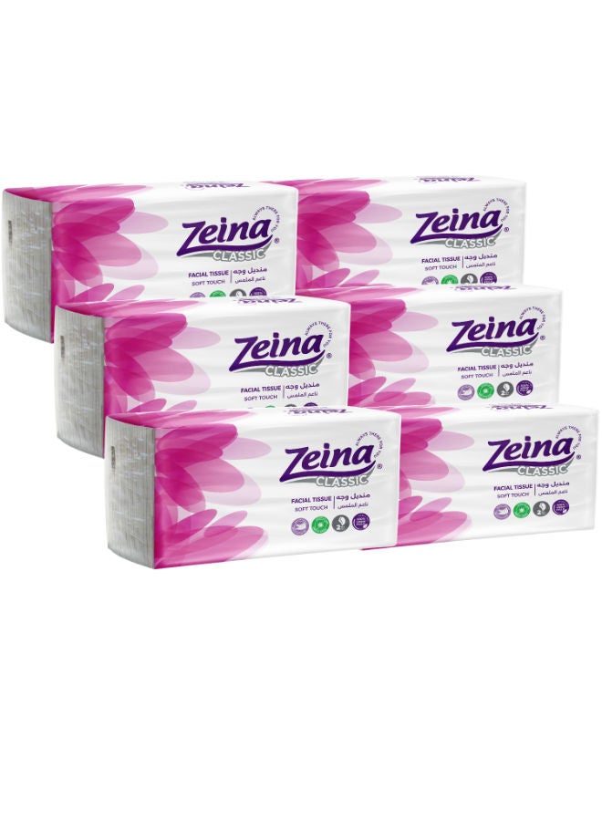 Classic Facial Tissues 480 Tissue x  6Pack