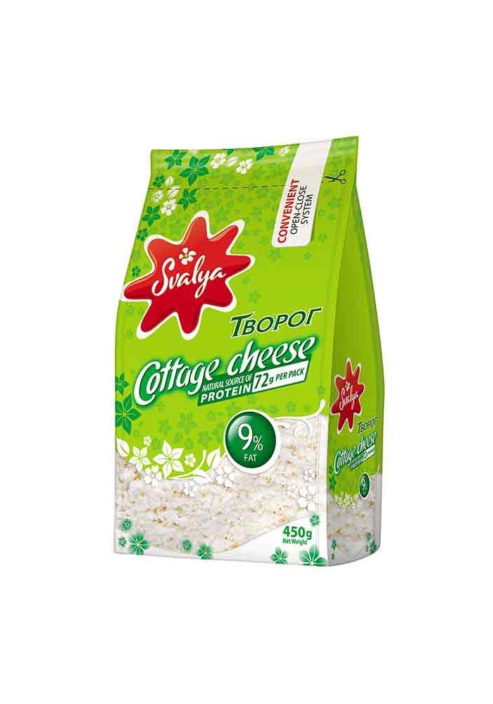 Cottage Cheese, 9% Fat - 450g, Lithuania