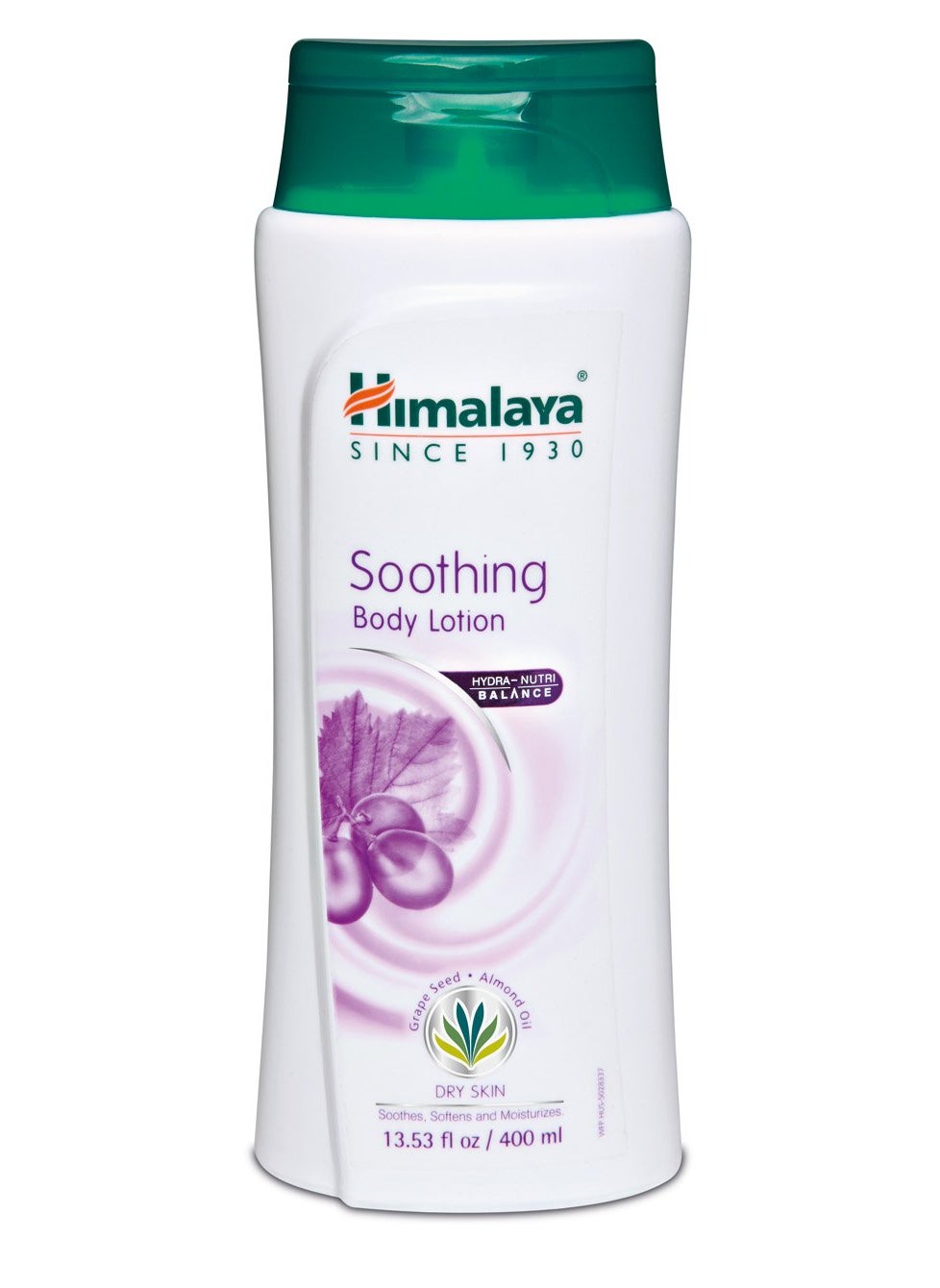 Himalaya Herbal Healthcare - Himalaya Soothing Body Lotion for Dry Skin with Grape Seed and Almond Oil Soothes and Moisturizes 1353 oz 400 ml - Image 1
