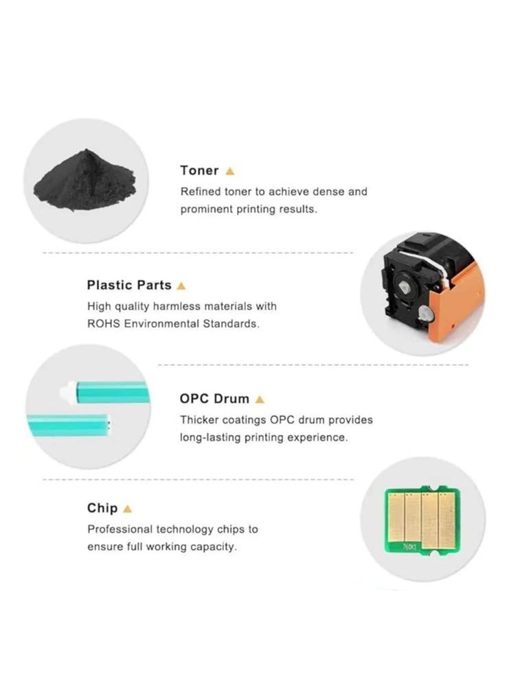 Terabyte 117A Compatible Toner Cartridge Replacement for 117A W2070A set Work for MFP 178nwg 179fwg 178nw 179fnw 150a 150nw (Black Magenta Cyan Yellow) - Image 5