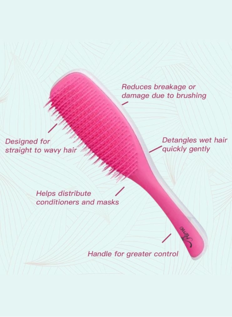 فرشاة شعر مبللة لفك تشابك الشعر، فرشاة لتصفيف الشعر وتمليسه للنساء والرجال - Image 3