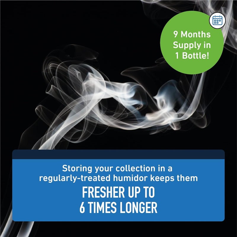 Essential Values Cigar Humidor Solution (2 Pack) 16oz Propylene Glycol Solution (PG Solution) For Humidifiers. Humidor Accessories and Supplies - Image 4